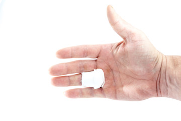 Naklejka premium Hand in the air