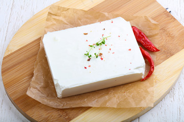 Feta brick cheese