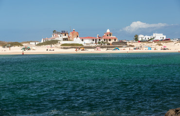  Del Castillo Beach of El Cotillo on Fuerteventura . Canary Island. Spain