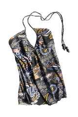 Crumpled top isolated