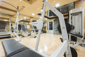 Interior of a modern gym