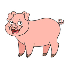Cartoon pig
