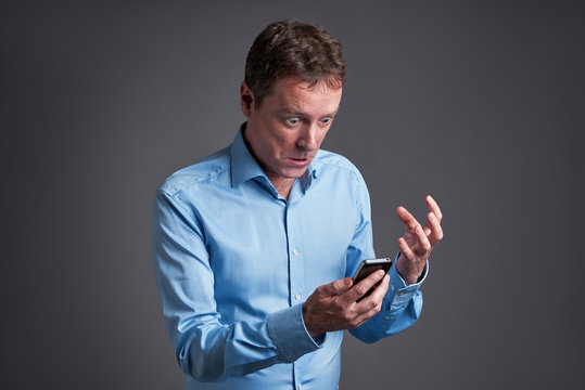 Man with a smartphone