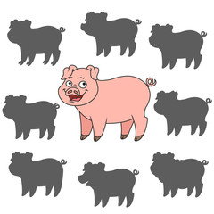 Cartoon pig