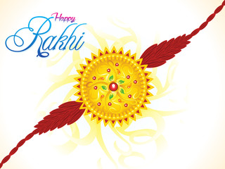 abstract artistic raksha bandhan