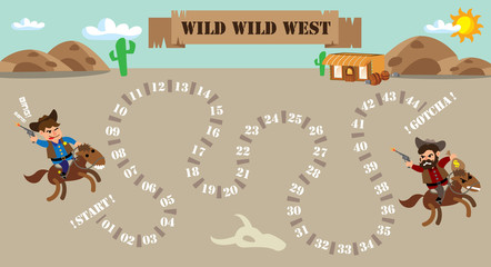 cowboy board game