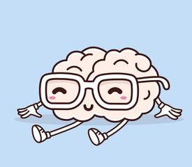 Vector illustration of retro pastel color sitting smile pink bra