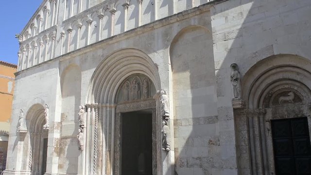 the St. Anastasia's Cathedral in Zadar, Croatia
