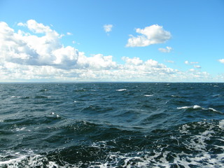 Waves on the Baltic sea