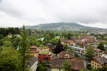 Fototapeta na wymiar City of Bern - capital of Switzerland. General view