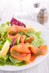 smoked salmon salad