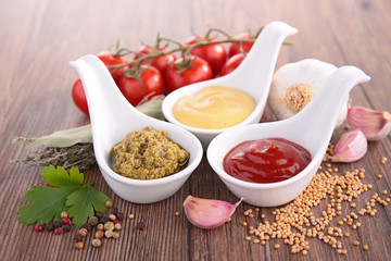 assorted sauce
