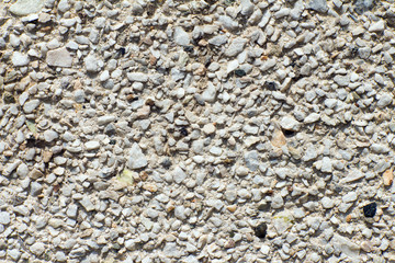 Stones small in size.