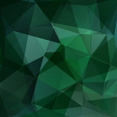 Fototapeta na wymiar Background of geometric shapes. Green mosaic pattern. Vector EPS
