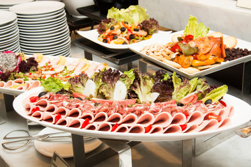 Close-up of cold cuts