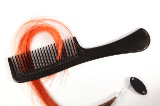 comb with artificial hair