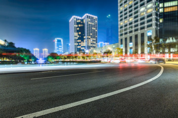 motion blurred urban traffic