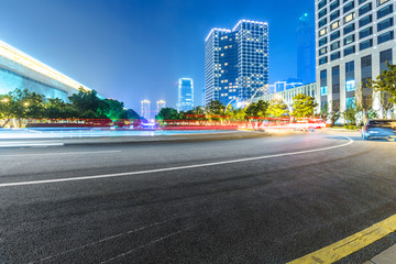 Fototapeta na wymiar motion blurred urban traffic