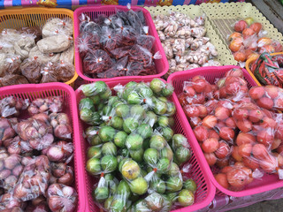 vegetables market in Thailand