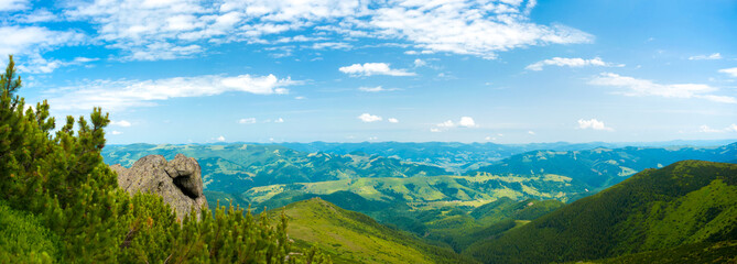 Fototapeta na wymiar Carpathian's landscape