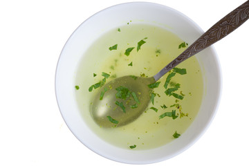 The boy doing gymnastics