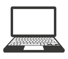 Fototapeta premium laptop computer isolated icon design