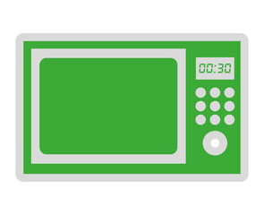 microwave oven isolated icon design