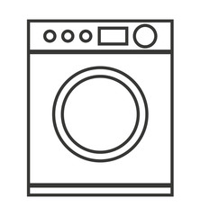 washing machine isolated icon design