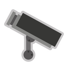 security camera isolated icon design