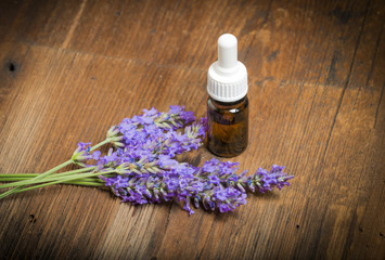 Fototapeta na wymiar lavender herbal extract