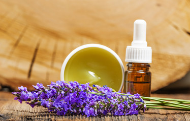 Naklejka premium lavender herbal extract