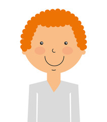 boy avatar isolated icon design