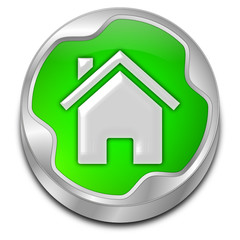 Home Button - 3D illustration