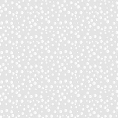 Abstract White Bubbles Seamless Background Pattern