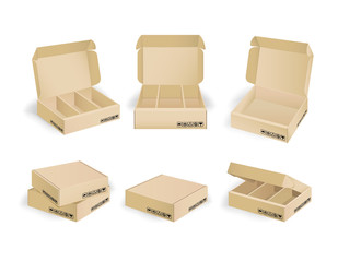 Collection of kraft box design package