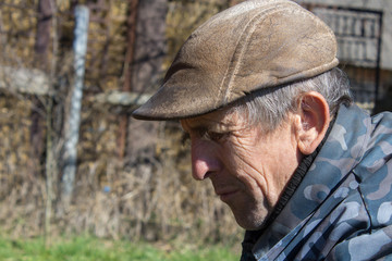Fototapeta premium head Senior man