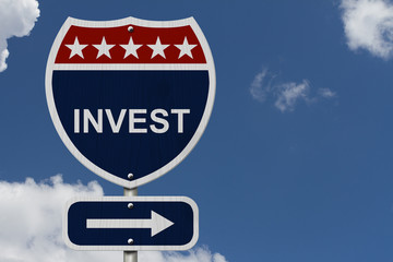 American Invest Highway Road Sign