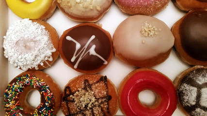 Sweet fresh donuts