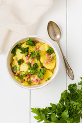 Kartoffelsalat klassisch mit Speck