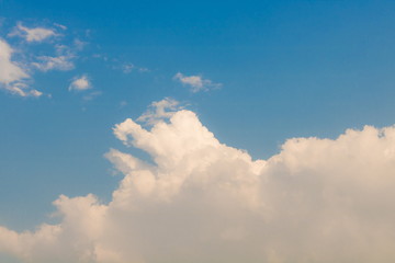 Abstract background with blue sky