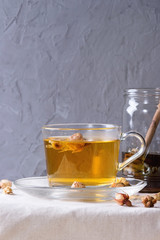 Herbal tea with honey