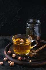 Herbal tea with honey