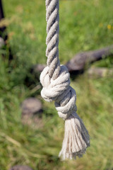 Knoten am Ende des Seiles