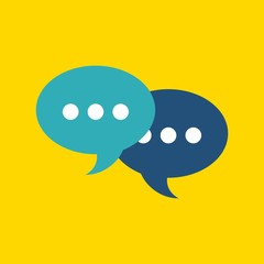 bubble design. Communication concept. Vector graphic