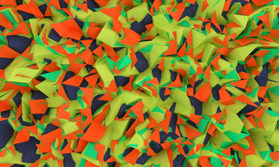 camping color low poly wallpaper