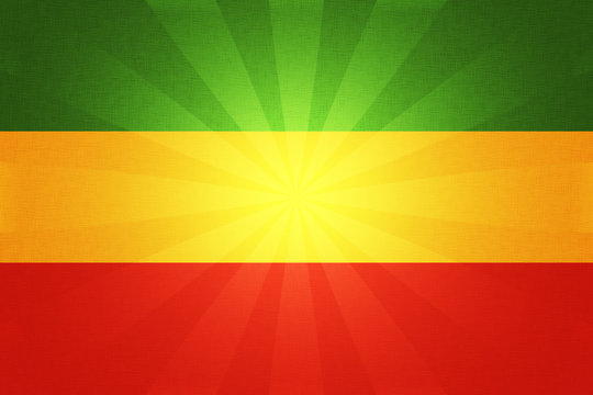 Rastafarian Flag African Background