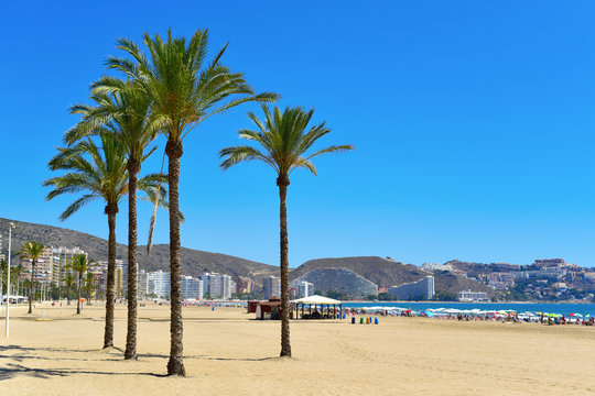 San Antonio Beach in Cullera, Spain