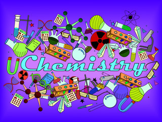Chemistry vector illustration