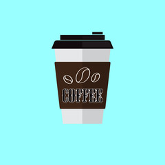 Coffee cup. Coffee cup vector illustration. Coffee cup icon.
