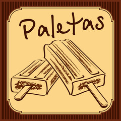 Fototapeta premium Paletas vector